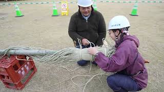 冬の風物詩！雪吊り（作業記録）